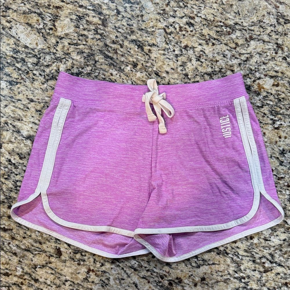 Justice kids Lavender Athletic Shorts